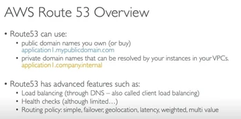 Amazon Route 53-Advanced Features